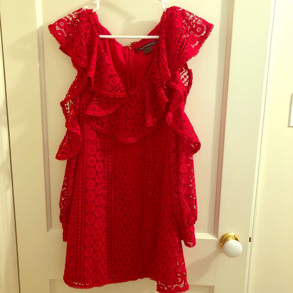 French Connection lace cocktail dress